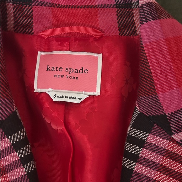 Kate Spade Plaid Blazer - Picture 2 of 12